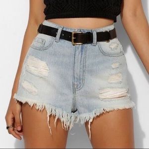 High rise BDG jean shorts